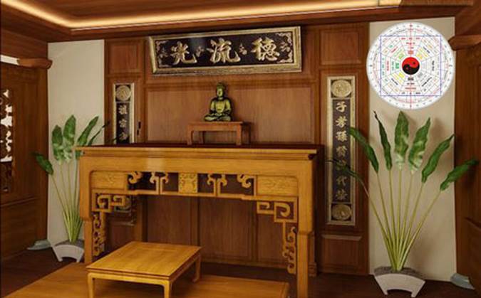 Thiết kế bàn thờ hợp phong thủy cho người mệnh Thủy-2