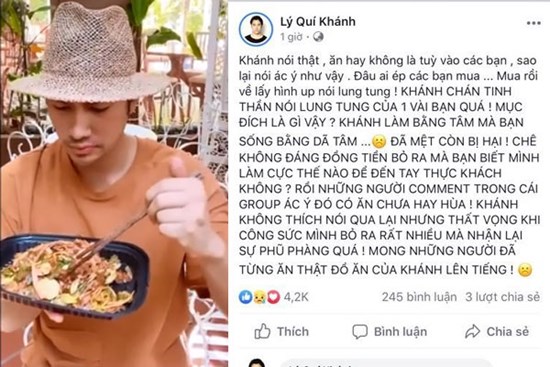 Vừa ra mắt bánh tráng trộn xa xỉ giá 250k, NTK Lý Quí Khánh đã bị chê làm đồ ăn vừa dở vừa đắt, gây phẫn nộ khi gọi khách hàng là