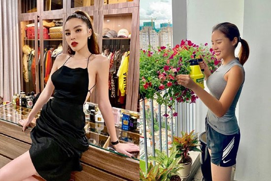 Sau 6 năm đăng quang hoa hậu, Kỳ Duyên vào TP.HCM ở nhà sang chảnh ngập hàng hiệu