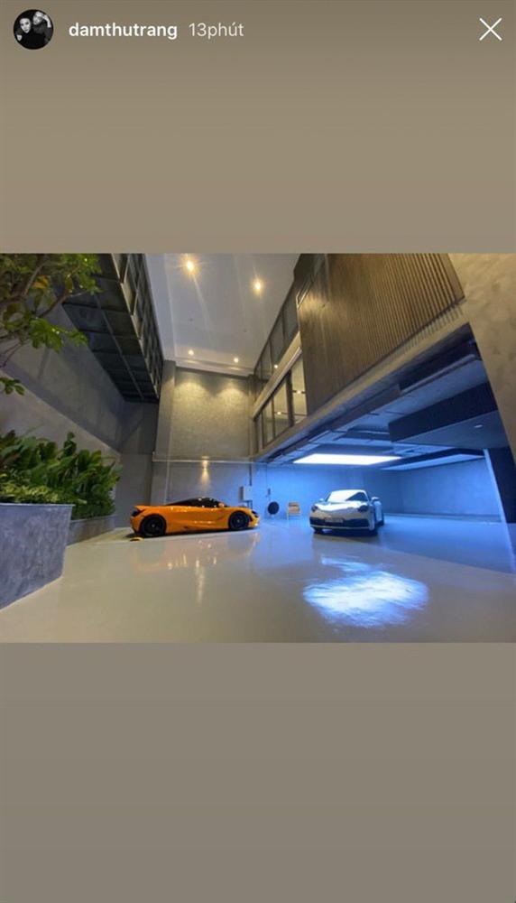 Đàm Thu Trang hé lộ một góc trong biệt thự bạc tỷ, mới là gara chưa hoàn thiện đã thấy hoành tráng đến choáng ngợp-1