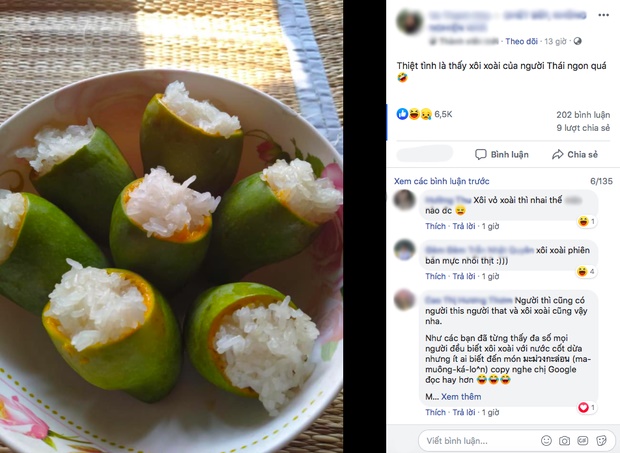 Món xôi xoài Thái Lan phiên bản lỗi đang bị dân mạng cười chê vì tưởng là thảm hoạ, nhưng sự thật sẽ khiến ai chê phải rút lời ngay lập tức-2