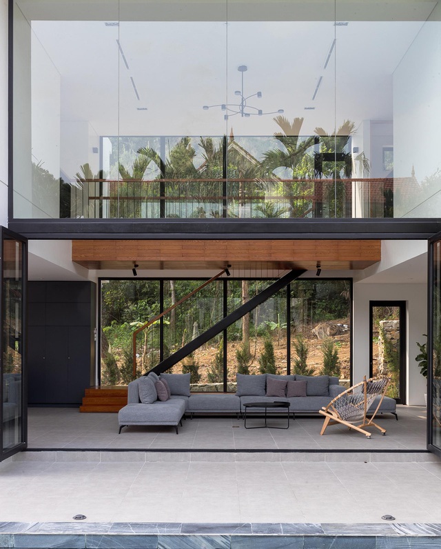 Biệt thự với thác nước đổ đẹp như trời Âu của cặp vợ chồng ở Tam Đảo-8