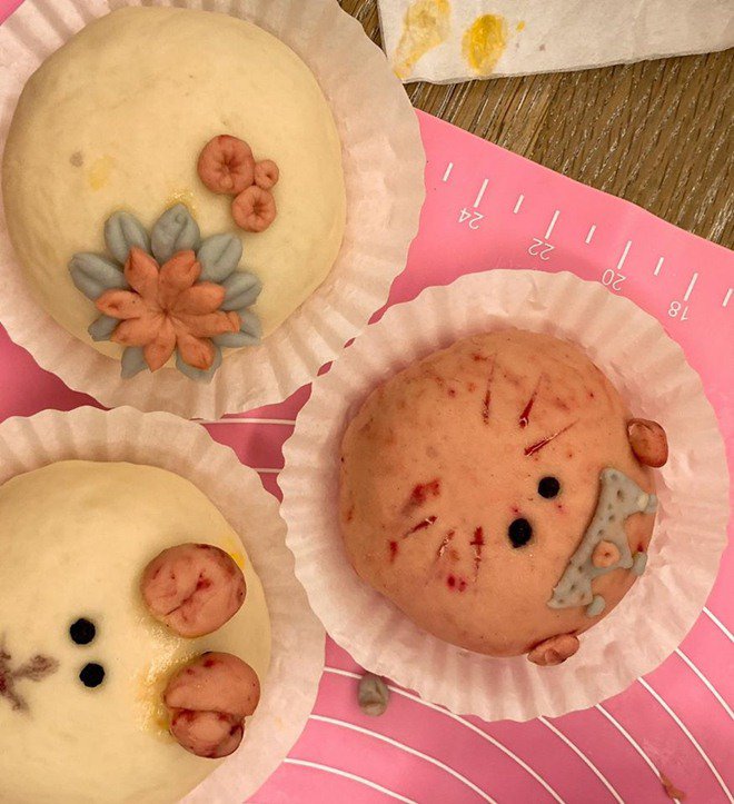 Phan Như Thảo làm bánh bao hình thú và cái kết không toang như hội chị em ghét bếp-10