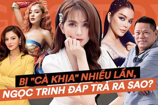 Cách Ngọc Trinh đáp trả khi bị 