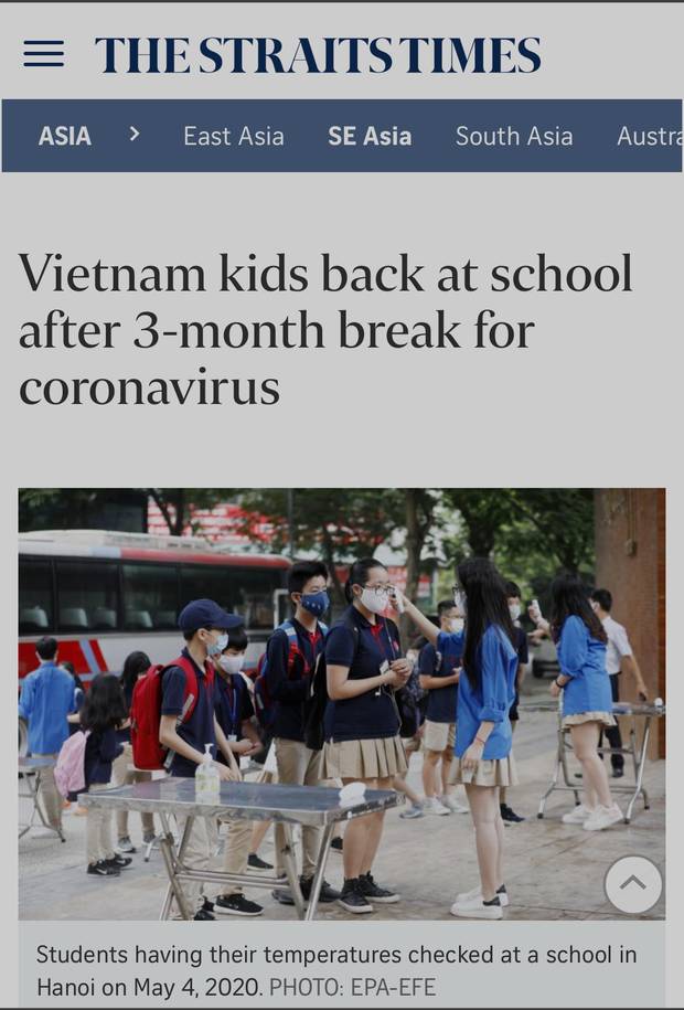 Truyền thông quốc tế rầm rộ đưa tin học sinh, sinh viên Việt Nam trở lại trường sau kỳ nghỉ dài lịch sử-1