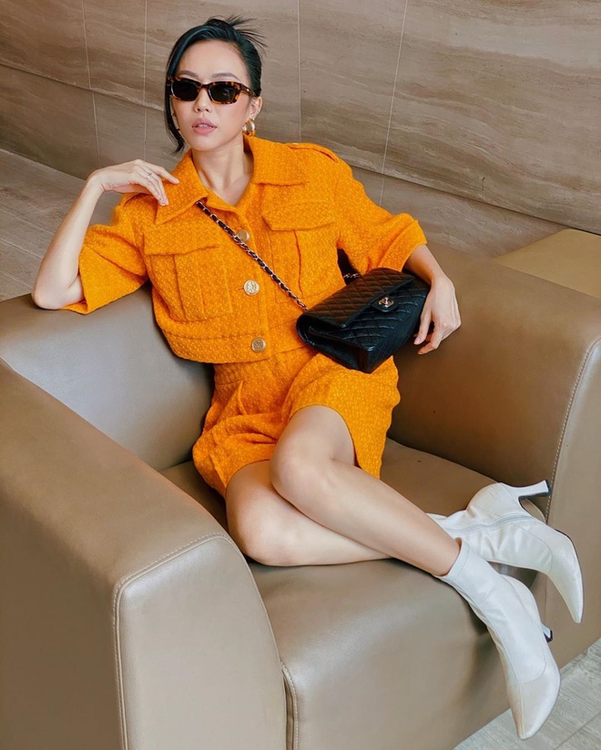 Lan Ngọc diện váy trắng bó sát, Bảo Thy khoe dáng với đồ bơi Gucci-2