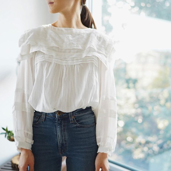 Tái xuất nơi công sở, chị em nên tránh xa lỗi ngớ ngẩn này khi diện áo trắng-5