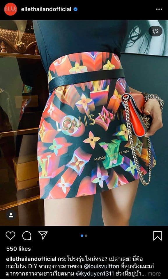 Tính lấy túi làm váy để chơi cho vui, Hoa hậu Kỳ Duyên chẳng thể ngờ lại nổi khắp các trang mạng thế giới-4