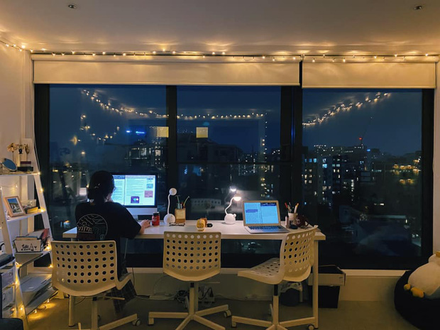 Gái xinh kể chuyện thuê phòng trọ nhìn ra trung tâm thành phố, view hướng tòa tháp nổi tiếng và giá decor tiền triệu nhưng thành quả chill bất ngờ-1