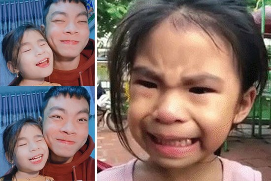 Cô bé biểu cảm