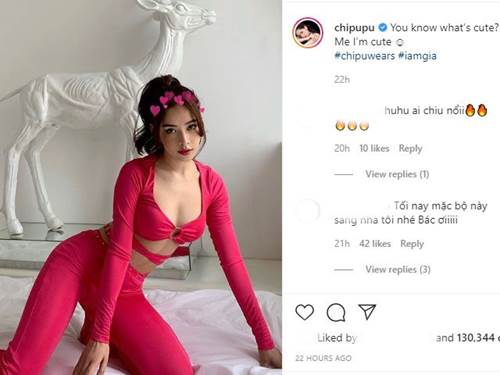 Tự nhận mình đáng yêu, Chi Pu diện cả cây đồ hồng chói lọi, hút mọi ánh nhìn-2