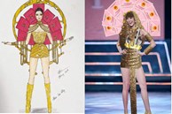 Bản thiết kế trang phục dân tộc '7 miếng đất' cho Khánh Vân thi Miss Universe 2020 gây tranh cãi