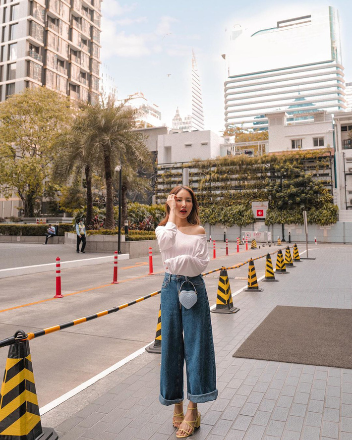 10 kiểu áo mix cùng quần ống rộng đẹp thần sầu, hè diện mát mẻ mà vẫn trendy nàng nào cũng nên copy-9