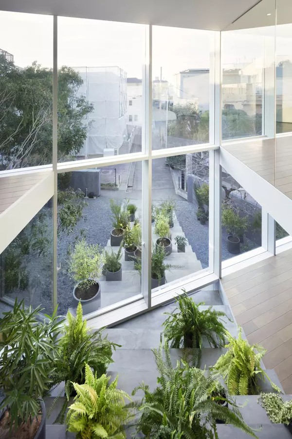 Ngôi nhà ấn tượng với cầu thang xuyên từ ngoài vào trong-12