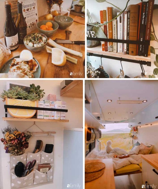 Ấp ủ ước mơ du mục, cô gái Việt cùng chồng cải tạo xe vận chuyển cũ thành ngôi nhà di động đẹp đến khó tin-9