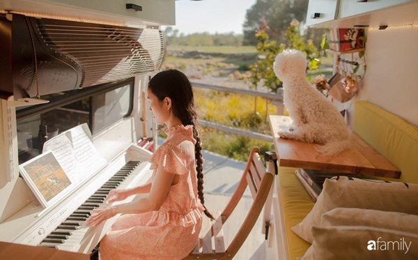 Ấp ủ ước mơ du mục, cô gái Việt cùng chồng cải tạo xe vận chuyển cũ thành ngôi nhà di động đẹp đến khó tin-18