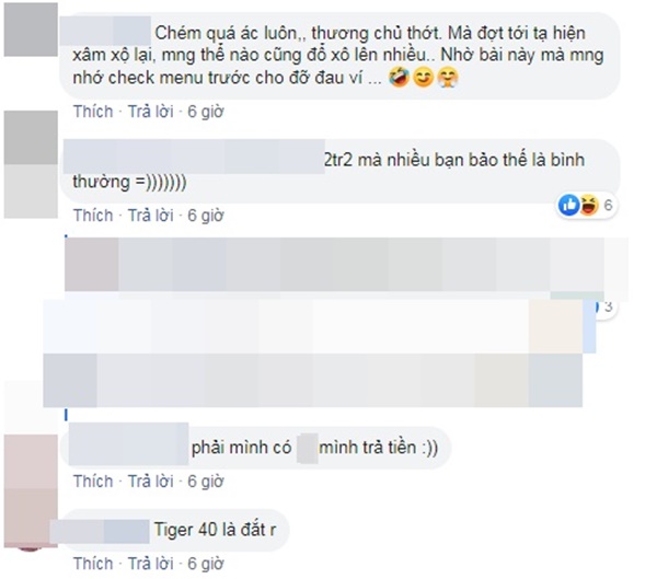 Thanh niên tố quán ăn Tạ Hiện chặt chém: Đĩa ngao vừa bé vừa ươn 160k, 3 con chim size tiểu học 200k, tổng thiệt hại hơn 2 triệu mà chẳng đâu vào đâu-4
