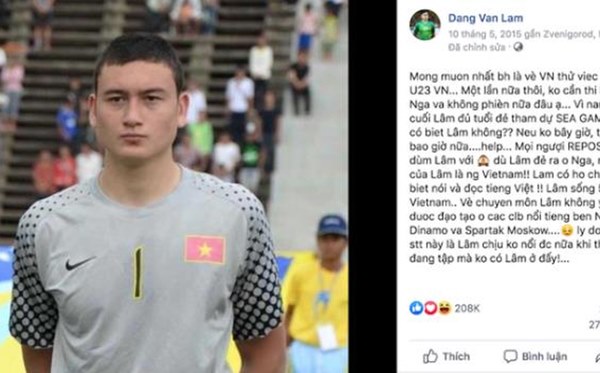 5 năm Đặng Văn Lâm gửi thư kêu cứu và phần thưởng cho lòng dũng cảm-1