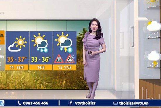 Nữ MC kỳ cựu trong chương trình dự báo thời tiết gặp sự cố