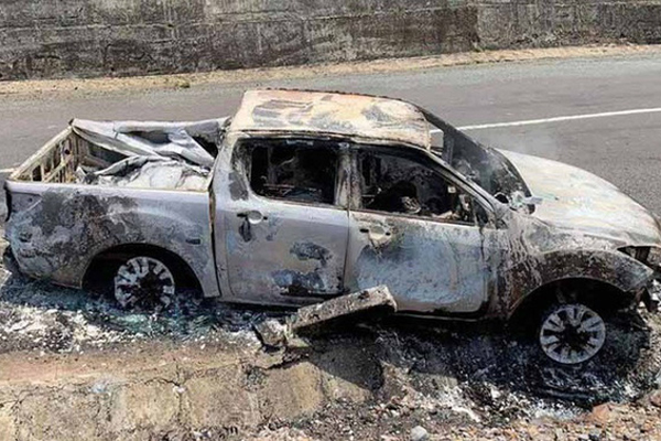 Bí thư xã đốt cháu vợ trong xe bán tải nợ hơn 10 tỷ đồng, có dấu hiệu đa nhân cách, người vợ đổ bệnh phải nằm viện khi biết tin chồng giết người-4