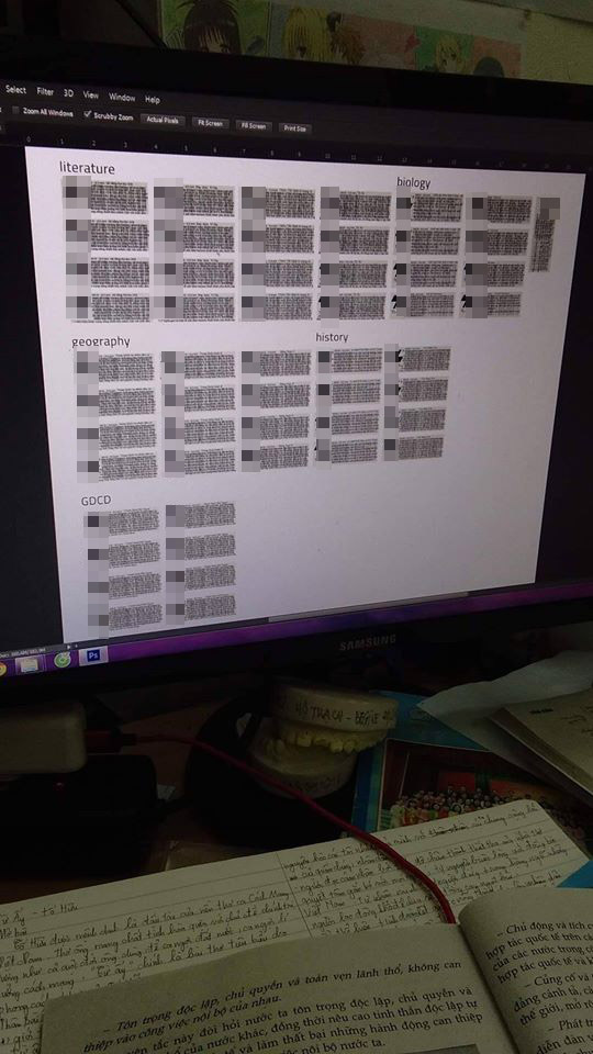 Thêm 1 chiêu gian lận thi cử từ học sinh, ai thấy cũng phải thốt lên: IQ cao lắm mới nghĩ ra được cách tinh vi như này!-1