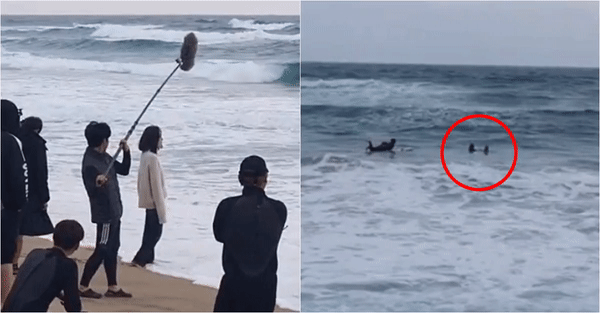 Phục sát đất bà cả và bác sĩ soái ca ở hậu trường Thế Giới Hôn Nhân: Diễn cảnh tự tử nhập tâm đến nỗi cứu hộ phải ra lôi vào!-4