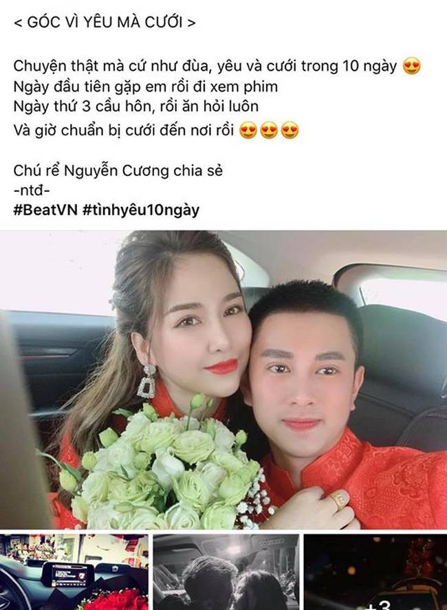 Chú rể trong câu chuyện Yêu và cưới trong 10 ngày hot MXH lên tiếng: Mình không thêu dệt hoàn toàn, còn chuyện tình cảm, đúng hay sai chỉ tương lai mới biết-1