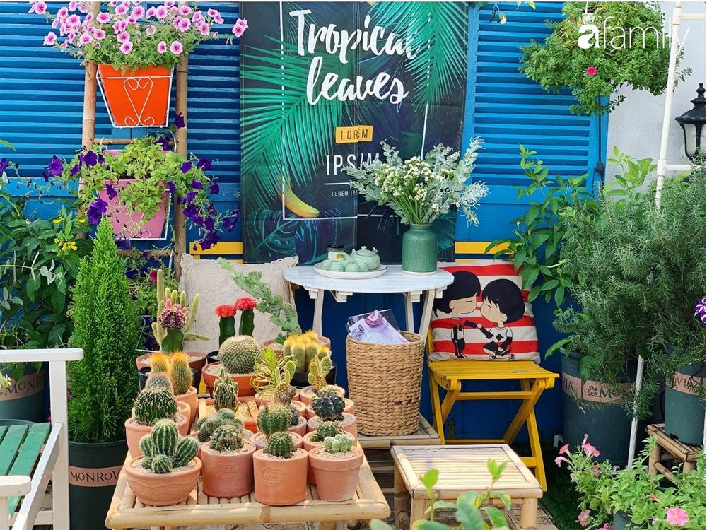 Ghen tị với góc chill rộng thoáng 40m² trên sân thượng tràn ngập hồng ngoại của mẹ đảm tại Nha Trang-16