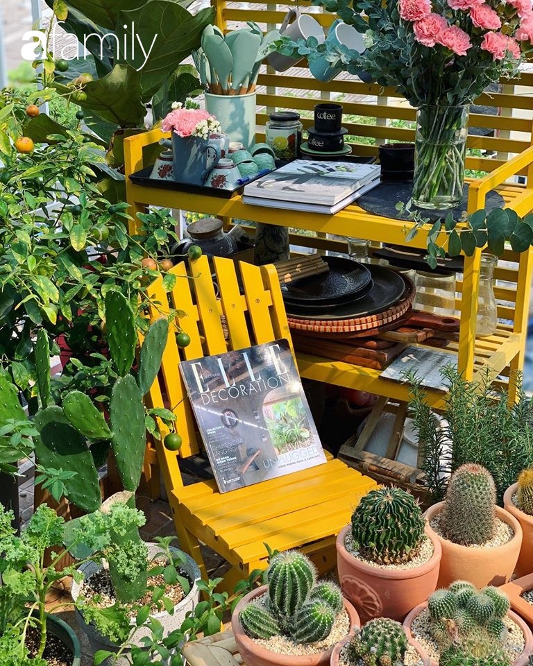 Ghen tị với góc chill rộng thoáng 40m² trên sân thượng tràn ngập hồng ngoại của mẹ đảm tại Nha Trang-18