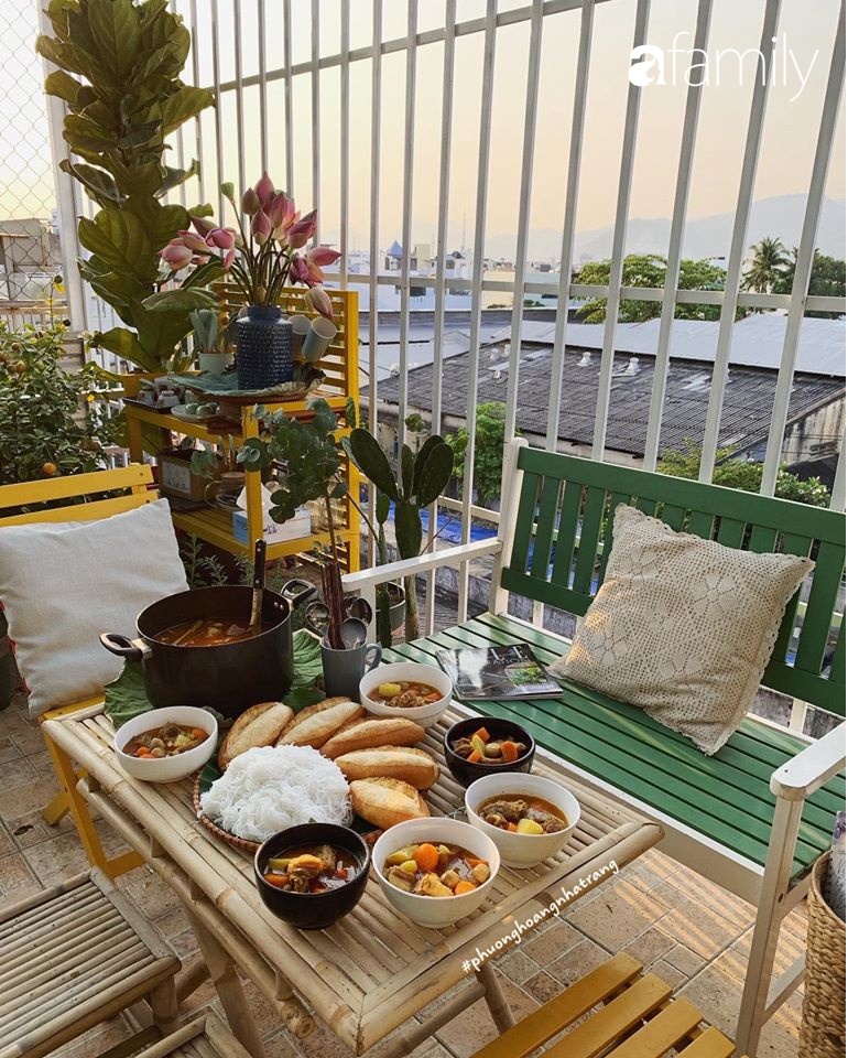 Ghen tị với góc chill rộng thoáng 40m² trên sân thượng tràn ngập hồng ngoại của mẹ đảm tại Nha Trang-21