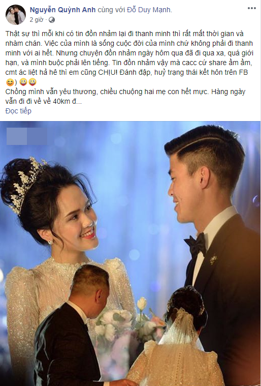 Duy Mạnh lần đầu lên tiếng sau loạt lùm xùm bắt nạt vợ, fan tìm ra bằng chứng bất đồng, không có lửa thì sao có khói-2