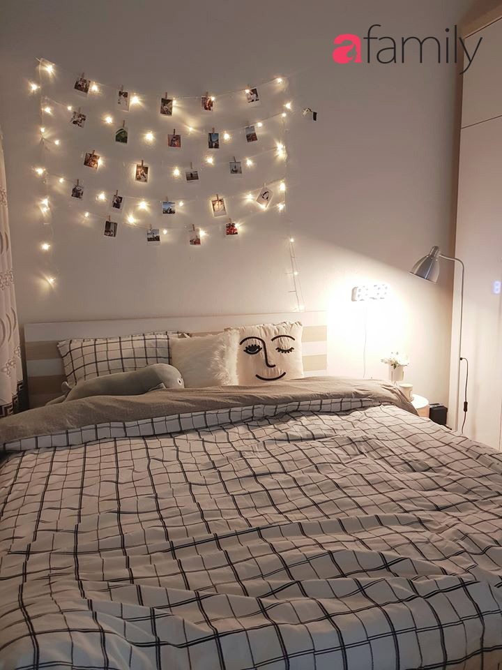 Sau gần 3 tháng nghỉ học, cô gái hô biến căn phòng chứa đồ thành phòng ngủ với thiết kế tone trắng mát mắt, sành điệu-3