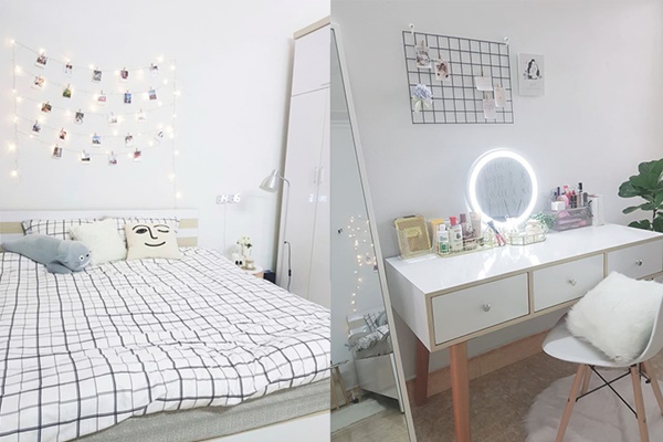 Vì chiều vợ, ông chồng tại Hà Nội tự tay cải tạo lại phòng ngủ 15m² với chi phí gần 20 triệu theo gam hồng nữ tính-13