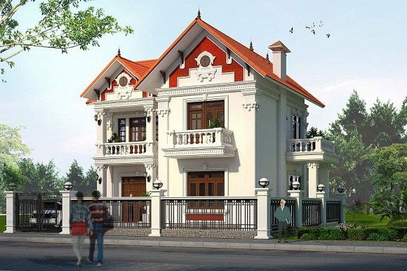 Mê mẩn 10 mẫu biệt thự mái thái sang trọng, hiện đại, chi phí thấp-1