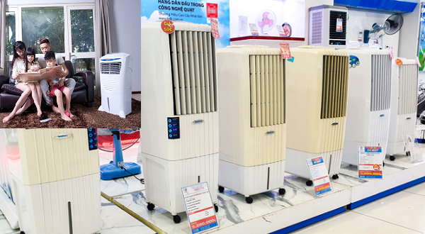 Ham rẻ mua quạt điều hòa trưng bày có thể ôm phải hàng phế thải-1