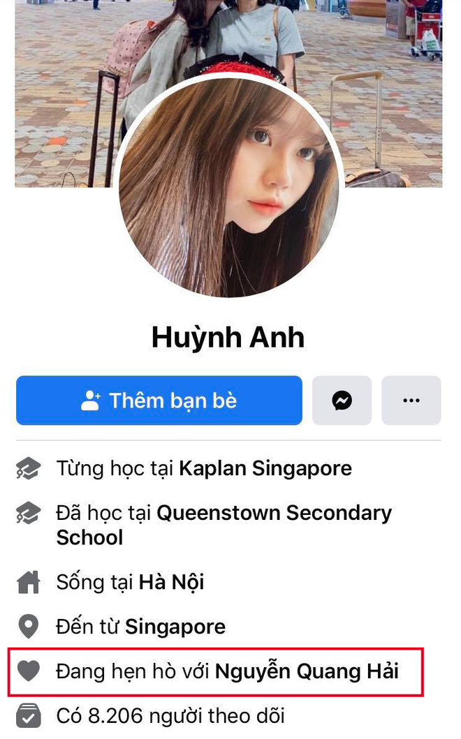 Quang Hải đặt trạng thái hẹn hò Huỳnh Anh trên Facebook cá nhân-2