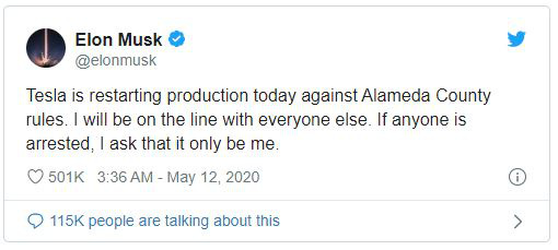 Lộ diện nhân vật chống lưng cho Elon Musk, giúp ông chủ Tesla tự tin mở cửa lại nhà máy giữa đại dịch-3