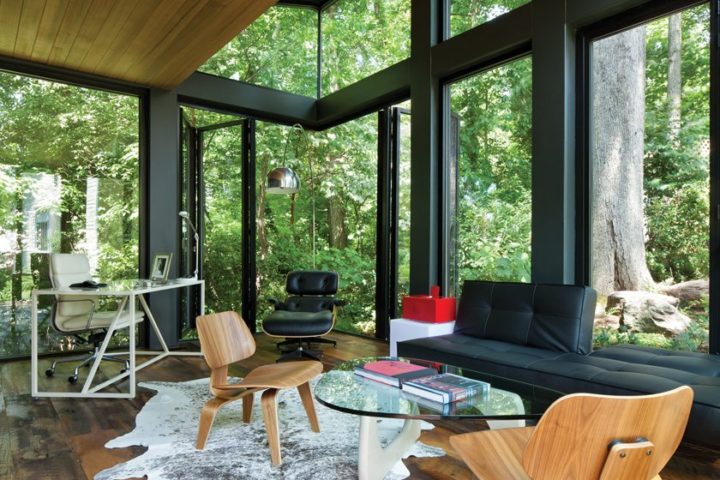 Ngôi nhà bốn bề là vườn cây xanh mát lý tưởng dành cho những ai yêu thích đọc sách-2