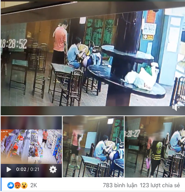 Người đàn ông bế theo con nhỏ thó túi xách của khách hàng ngay trong bể bơi tại Hà Nội-1