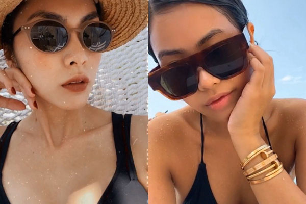 Tăng Thanh Hà chơi lớn khoe ảnh bikini toàn thân, vòng 1 hạn chế năm xưa giờ đã nở nang gợi cảm đến thế này-3