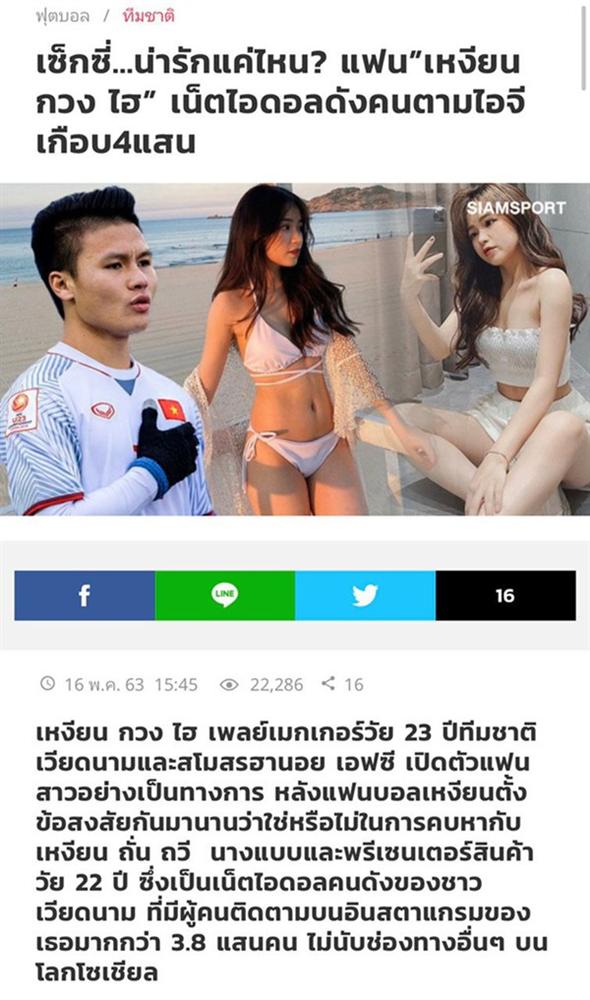 Báo Thái đưa tin Quang Hải công khai bạn gái mới, nhưng tại sao lại nhầm lẫn thế này?-1