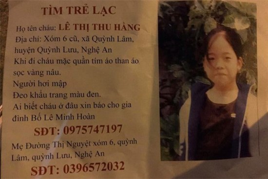 Sau cuộc gọi cho mẹ, nữ sinh 15 tuổi mất tích bí ẩn