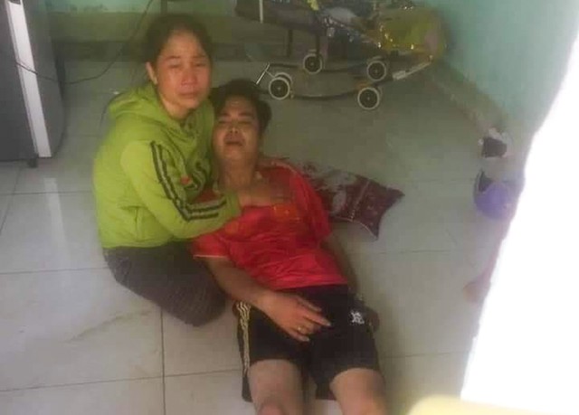 Tạm giữ người chồng nghi giết vợ câm điếc rồi dựng hiện trường giả-1