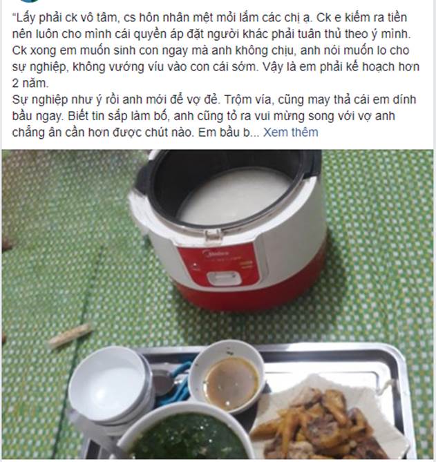 Tới bữa ăn, vợ xách nồi cơm còn nguyên gạo sống ra khiến chồng tức tối mắng ăn hại” nhưng ngay lập tức nghệt mặt vì lời chỉnh đốn của mẹ mình-1