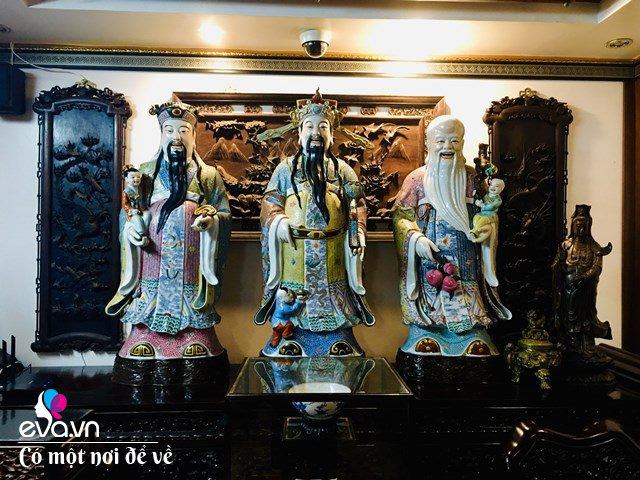 Tiến sĩ trẻ biến chung cư cũ 350m² thành dinh thự” khủng, riêng bộ bàn trà đã 6 tỷ đồng-22