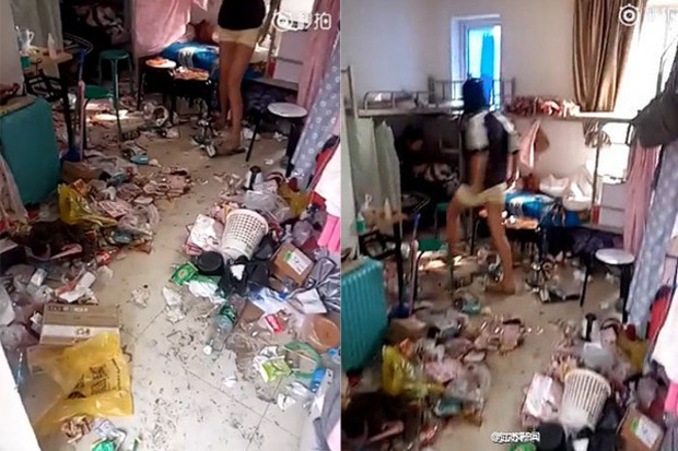 Sinh viên ở bẩn sẽ thảm họa mức nào: Rác chặn hết lối đi, băng vệ sinh dùng xong không vứt, bốc mùi hôi thối cả nhà-6