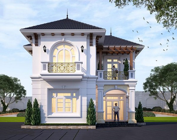 Các mẫu biệt thự 2 tầng đẹp mỹ mãn, có tiền nhất định phải xây ngay-1