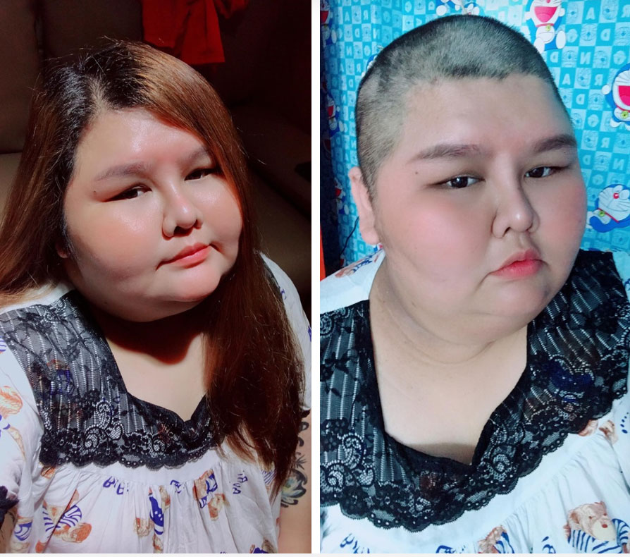 Bị body shaming vì cạo trọc đầu giống mẹ bị bệnh, cô gái 130kg lạc quan: Chỉ cầu mong mẹ đỡ bệnh là mãn nguyện rồi, còn mình chẳng sợ chê bai-2