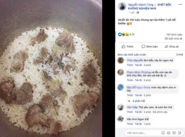 Chia sẻ cách nấu cơm tiện hấp luôn thịt cho đỡ phải rửa nồi, anh chàng bị dân tình cảnh báo có ngày sẽ đổ cả nồi” vì một lý do đáng sợ-1