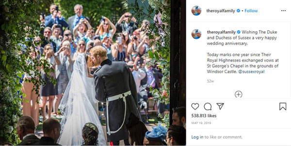 Vợ chồng Meghan Markle bị Nữ hoàng Anh đối xử lạnh nhạt ngay trong dịp kỷ niệm 2 năm ngày cưới-1